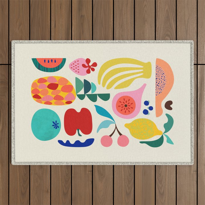 Summer fruits Outdoor Rug Gallery Image 1