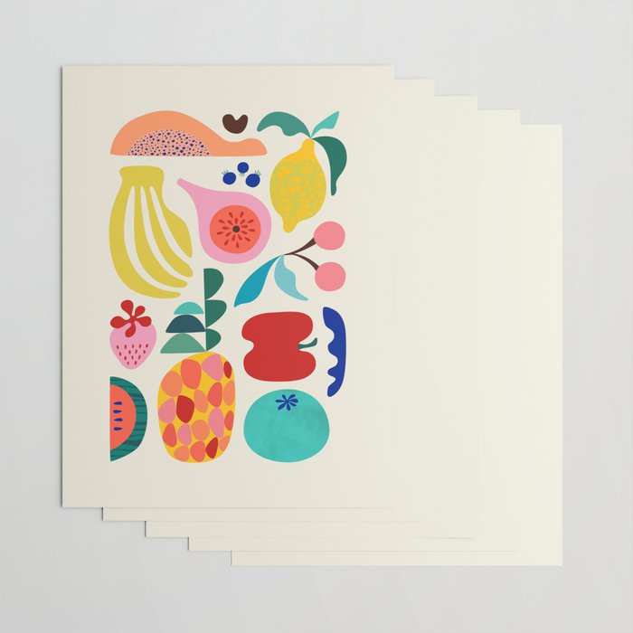 Summer fruits Wrapping Paper Gallery Image 3