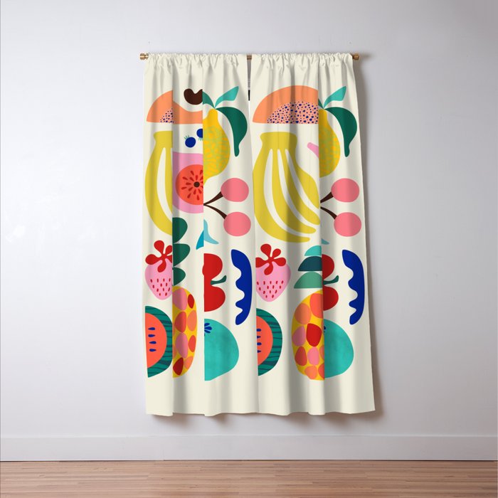 Summer fruits Window Curtain Gallery Image 3