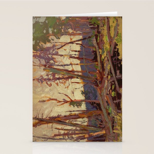 Tom Thomson Burnt Country, Evening 1914 Canadian Landscape Artist Stationery Card Gallery Image 2