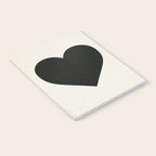 Black Heart Notebook Gallery Image 2