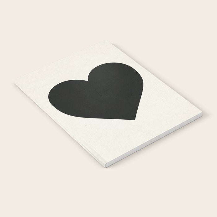 Black Heart Notebook Gallery Image 2