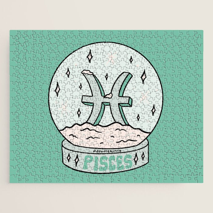Pisces Snow Globe Jigsaw Puzzle Gallery Image 1