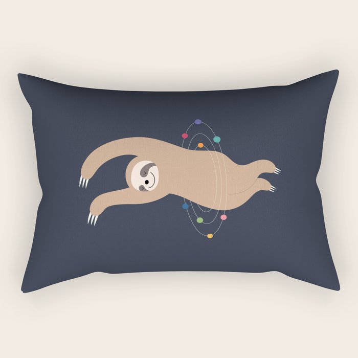 Sloth Galaxy Rectangular Pillow Gallery Image 2