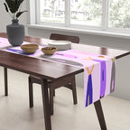 Sardines in pink and lavender Table Runner Gallery Image 2
