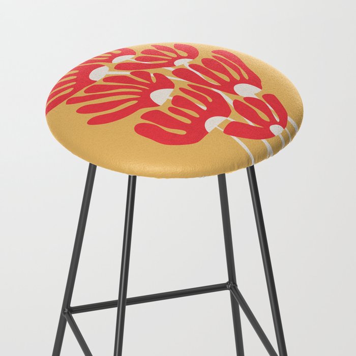 Fiery flowers Stool Gallery Image 2