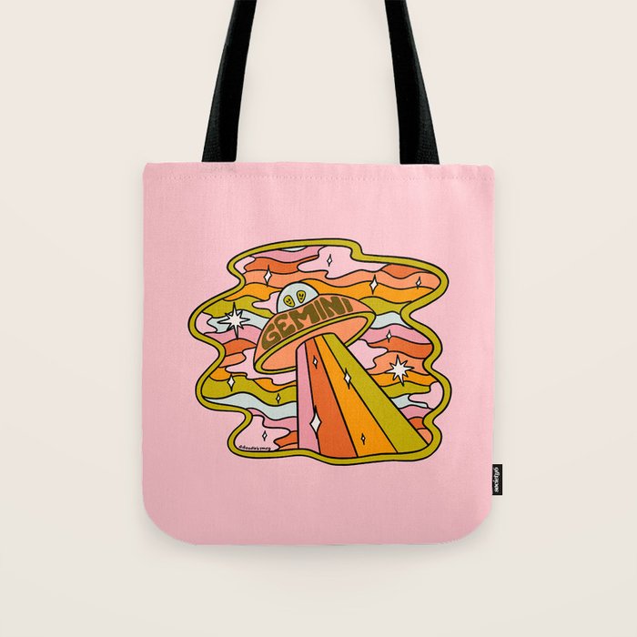 Gemini UFO Tote Bag Gallery Image 1
