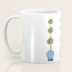 Three Hand Painted Topiary Topiaries  Coffee Mug Gallery Image 3