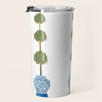 Three Hand Painted Topiary Topiaries  Travel Mug Gallery Image 3