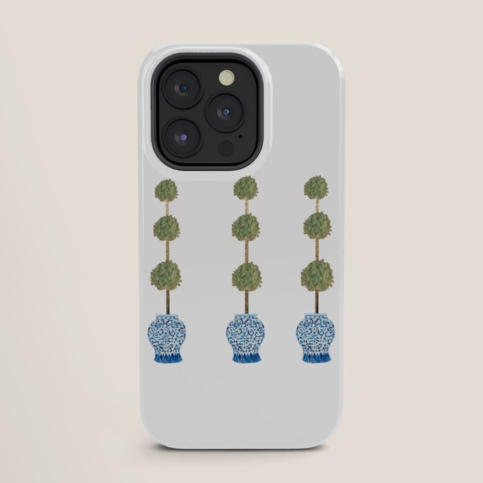 Three Hand Painted Topiary Topiaries  iPhone Case Gallery Image 27
