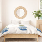 Three Hand Painted Topiary Topiaries  Duvet Cover Gallery Image 3