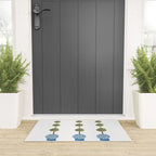 Three Hand Painted Topiary Topiaries  Welcome Mat Gallery Image 3