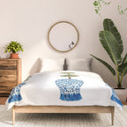 Three Hand Painted Topiary Topiaries  Comforter Gallery Image 3