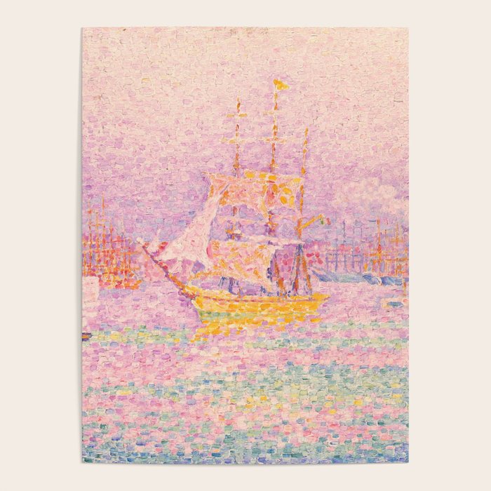 Paul Signac "Harbour at Marseilles" Poster Gallery Image 1