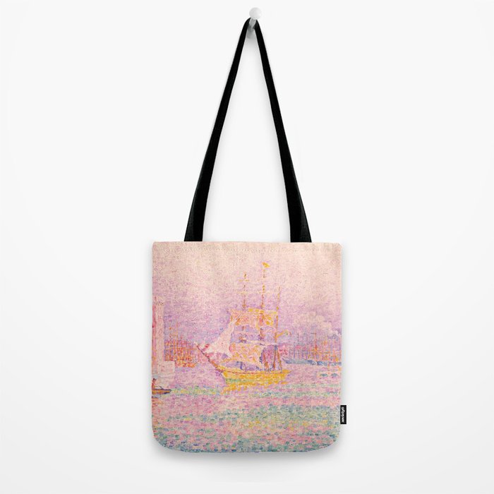 Paul Signac "Harbour at Marseilles" Tote Bag Gallery Image 2