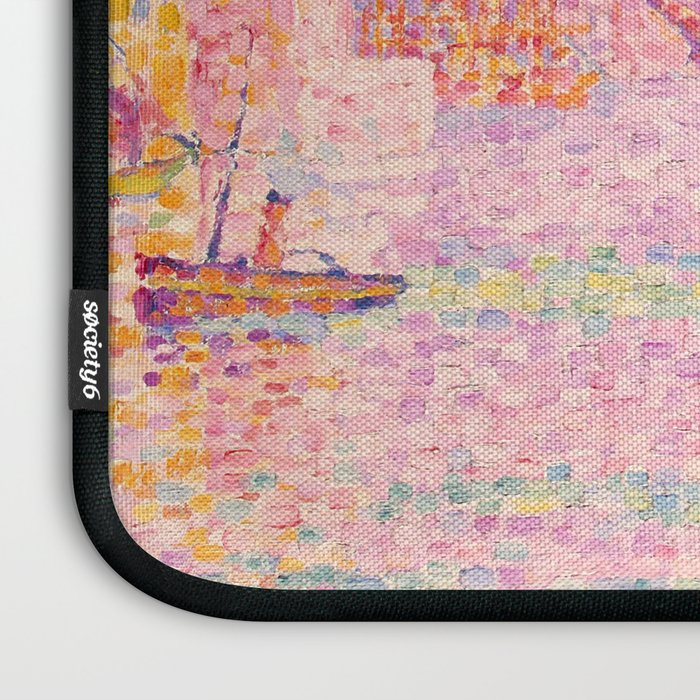 Paul Signac "Harbour at Marseilles" Laptop Sleeve Gallery Image 3