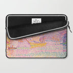 Paul Signac "Harbour at Marseilles" Laptop Sleeve Gallery Image 2