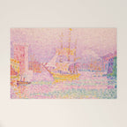 Paul Signac "Harbour at Marseilles" Welcome Mat Gallery Image 1