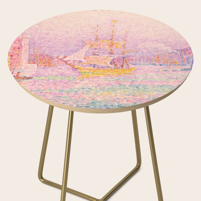 Paul Signac "Harbour at Marseilles" Side Table Gallery Image 2