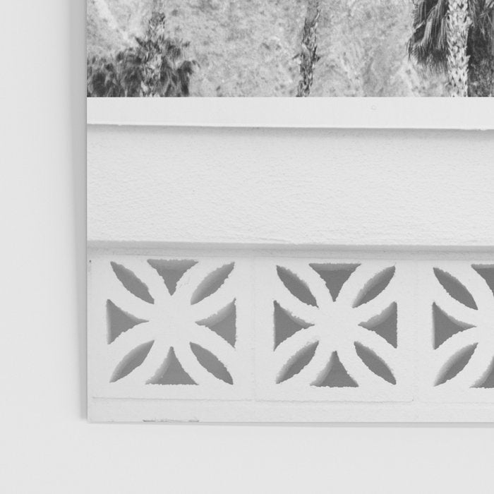 Breeze Block - Palm Springs Black and White Photography Poster Gallery Image 3