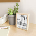 Breeze Block - Palm Springs Black and White Photography Mini Art Print Gallery Image 2