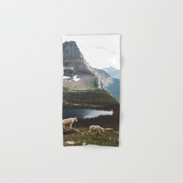 A Walk With The Mountain Goats Bath Towel Gallery Image 1