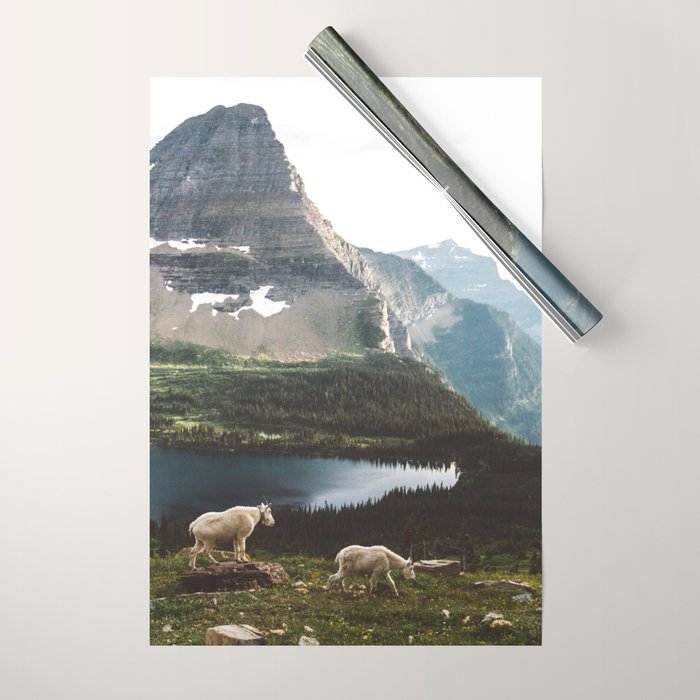 A Walk With The Mountain Goats Wrapping Paper Gallery Image 1