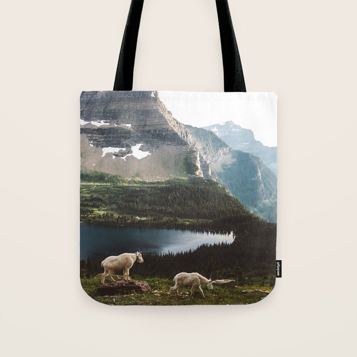 A Walk With The Mountain Goats Tote Bag Gallery Image 1