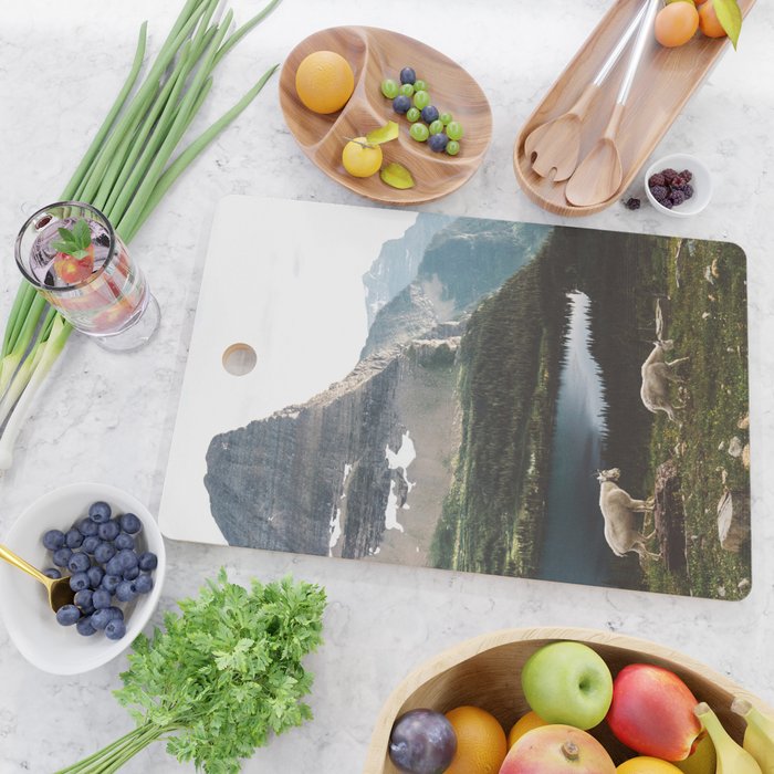 A Walk With The Mountain Goats Cutting Board Gallery Image 2