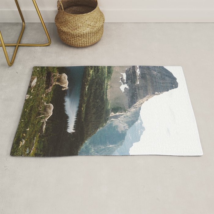 A Walk With The Mountain Goats Rug Gallery Image 1