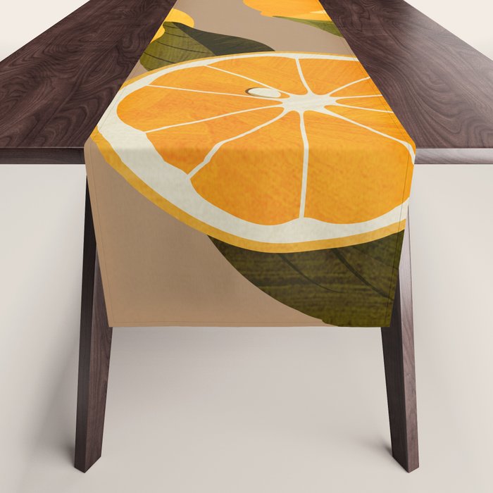 Lemons Botanical Art 2 Table Runner Gallery Image 1