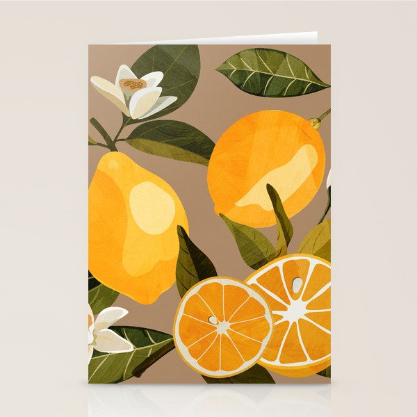 Lemons Botanical Art 2 Stationery Card Gallery Image 1