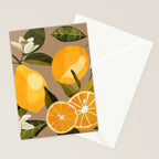 Lemons Botanical Art 2 Stationery Card Gallery Image 2