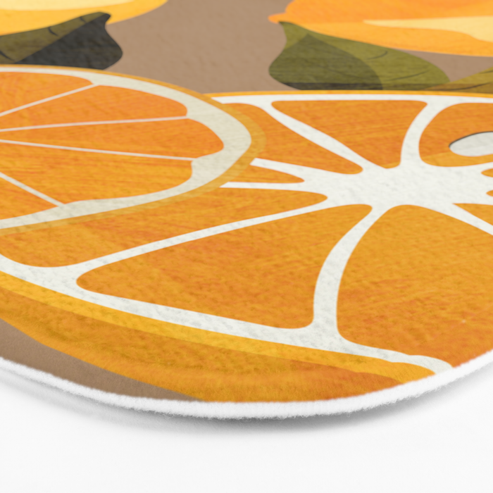Lemons Botanical Art 2 Bath Mat Gallery Image 3