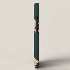 Space Cowboy - Emerald & Peach iPhone Case Gallery Image 2