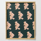 Space Cowboy - Emerald & Peach Serving Tray Gallery Image 1