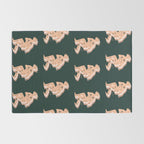 Space Cowboy - Emerald & Peach Rug Gallery Image 2