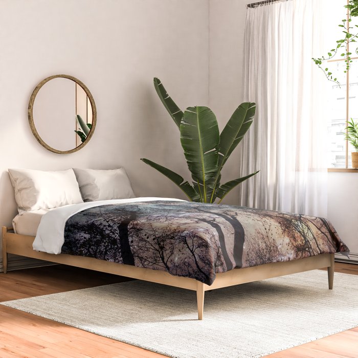 Starry Sky in the Forest Comforter Gallery Image 2