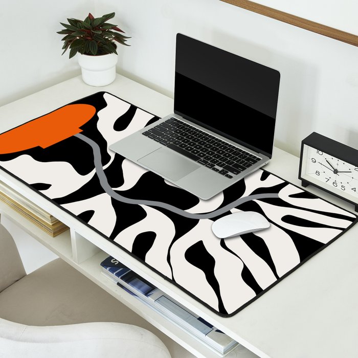 abstract fern in the pot  Desk Mat Gallery Image 2