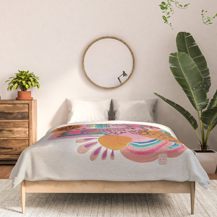 Love cats in the wild Comforter Gallery Image 3