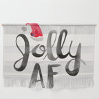 Jolly AF - Black Typography Wall Hanging Gallery Image 1