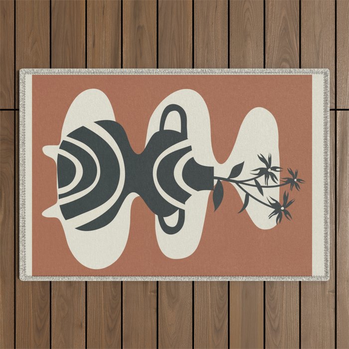 Vase of Tranquility 7 Outdoor Rug Gallery Image 1