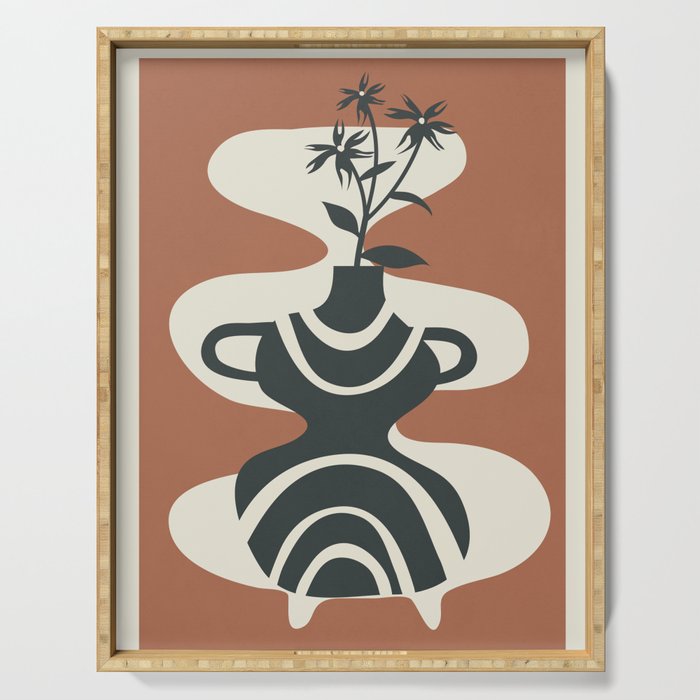 Vase of Tranquility 7 Serving Tray Gallery Image 1