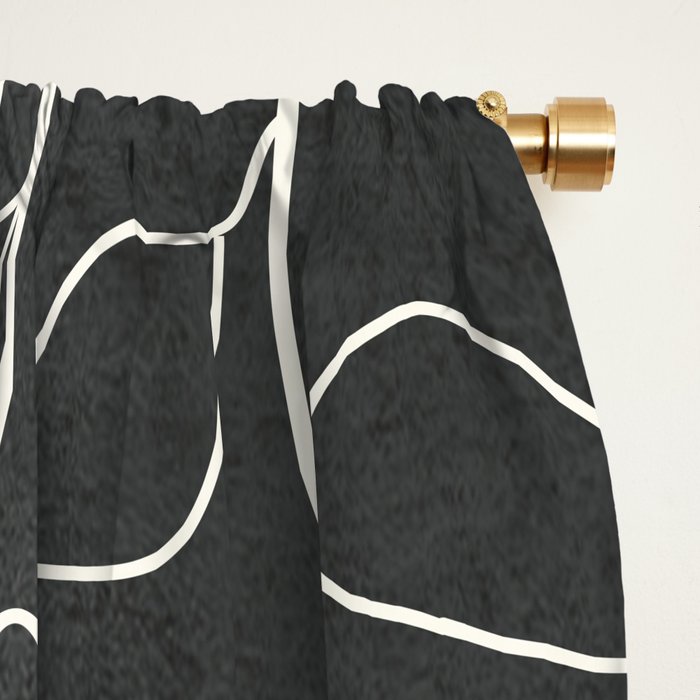 Minimalist Vines I Window Curtain Gallery Image 2