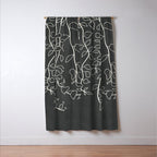 Minimalist Vines I Window Curtain Gallery Image 3