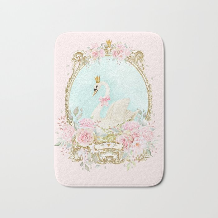 The shabby Swan Bath Mat Gallery Image 1