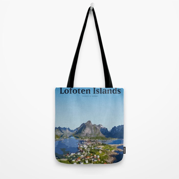 Visit Lofoten Islands Tote Bag Gallery Image 2