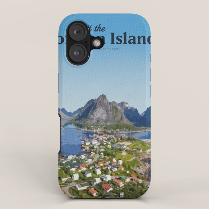 Visit Lofoten Islands iPhone Case Gallery Image 1