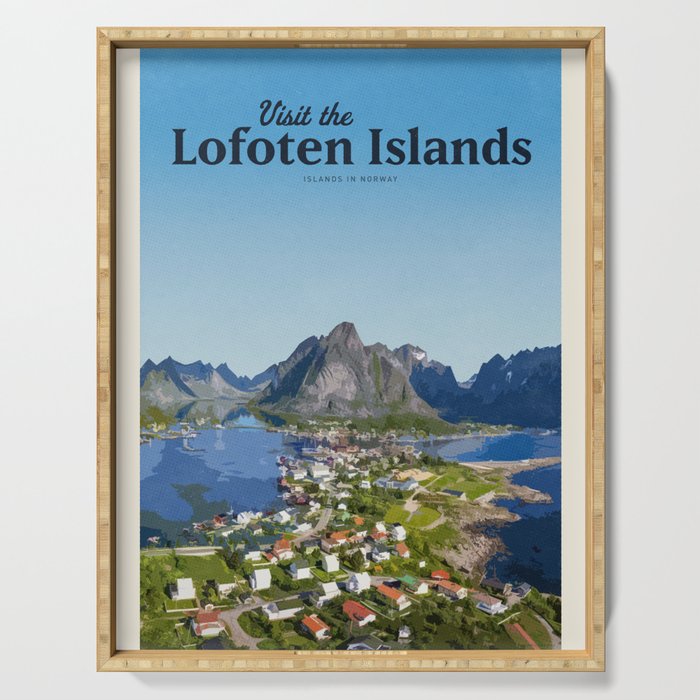 Visit Lofoten Islands Serving Tray Gallery Image 1