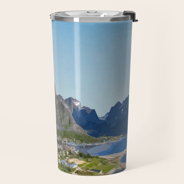 Visit Lofoten Islands Travel Mug Gallery Image 2